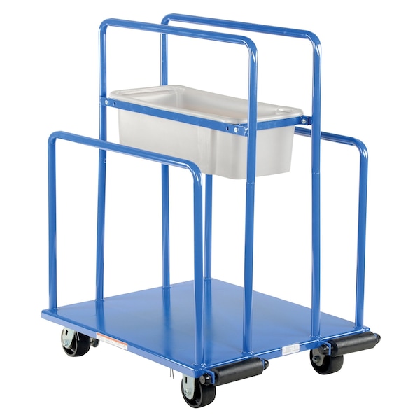Panel Cart 2000 lb Glass-Filled Nylon 4 x 2 Casters 30 x 26